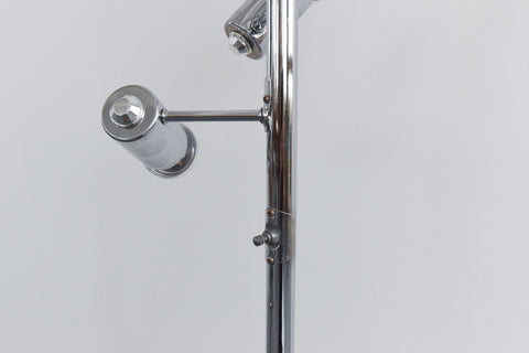 Vintage Chrome Multi Bulb Floor Lamp