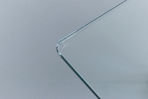 Vintage Chrome and Teak Framed Coffee Table with Glass Top