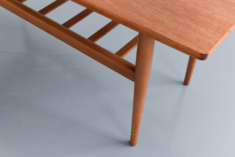Vintage Coffee Table with Magazine Rack / Shelf