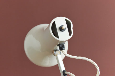 Vintage Cream/White Anglepoise 90 Lamp by Herbert Terry & Sons