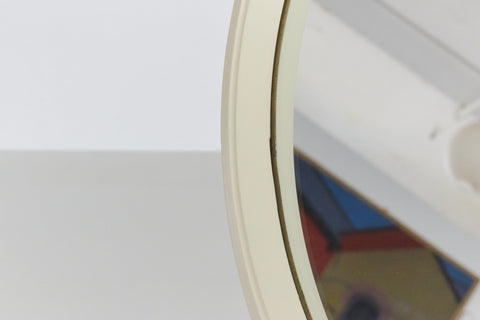 Vintage Cream Table Top Vanity Mirror