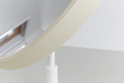 Vintage Cream Table Top Vanity Mirror