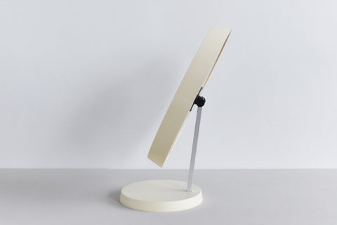 Vintage Danish Cream Table Top Vanity Mirror by Termotex