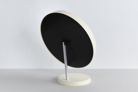 Vintage Danish Cream Table Top Vanity Mirror by Termotex