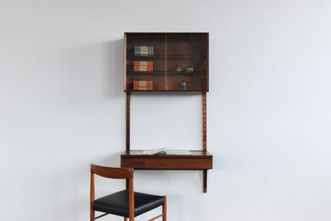 Vintage Danish Rosewood System Cado Wall Unit / Desk by Poul Cadovius for Royal System
