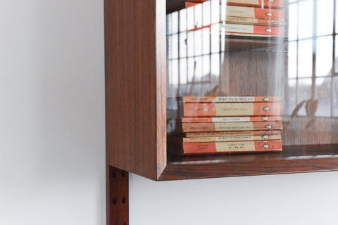 Vintage Danish Rosewood System Cado Wall Unit / Desk by Poul Cadovius for Royal System