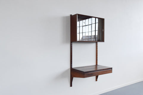 Vintage Danish Rosewood System Cado Wall Unit / Desk by Poul Cadovius for Royal System