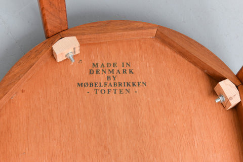 Vintage Danish Side Table by Møbelfabrikken Toften