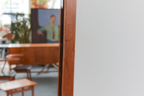 Vintage Danish Teak Mirror