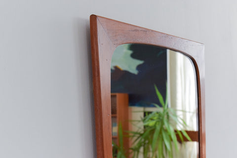 Vintage Danish Teak Mirror