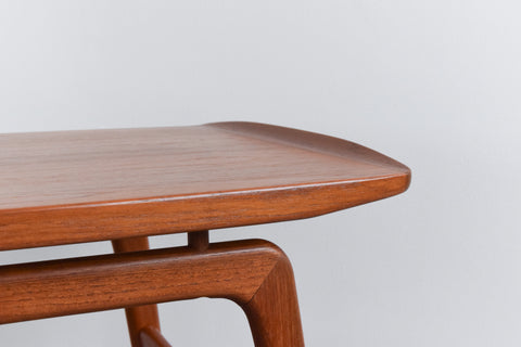Vintage Danish Teak Side / Coffee Table By Arne Hovmand Olsen For Mogens Kold