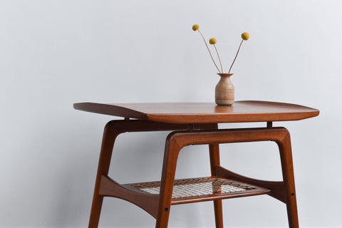 Vintage Danish Teak Side / Coffee Table By Arne Hovmand Olsen For Mogens Kold