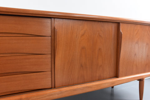 Vintage Danish Teak Sideboard by Axel Christenssen for Aco Møbler