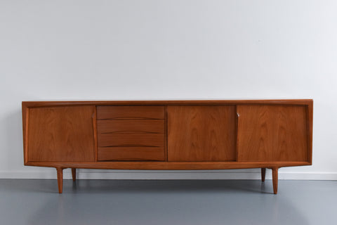 Vintage Danish Teak Sideboard by Axel Christenssen for Aco Møbler