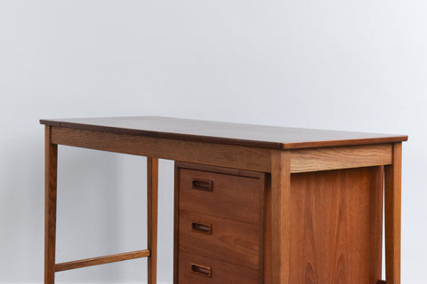 Vintage Danish Teak and Oak Desk / Dressing Table by Svend Åge Madsen