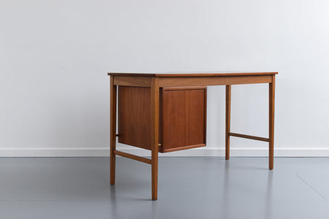 Vintage Danish Teak and Oak Desk / Dressing Table by Svend Åge Madsen