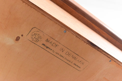 Vintage Danish Teak and Oak Desk / Dressing Table by Svend Åge Madsen