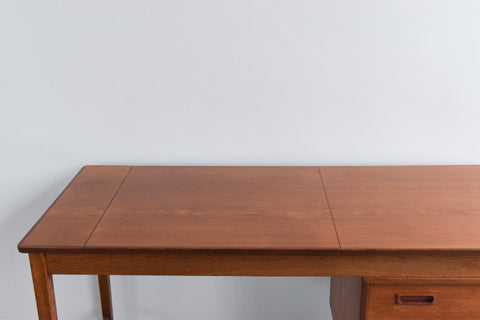 Vintage Danish Teak and Oak Desk / Dressing Table by Svend Åge Madsen