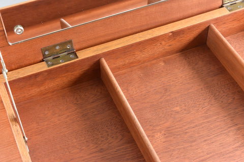 Vintage Danish Teak and Oak Desk / Dressing Table by Svend Åge Madsen