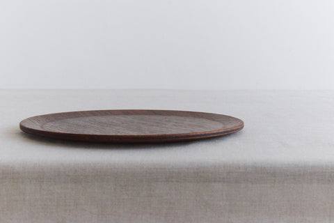 Vintage Danish Wooden Plate by Le Creuset