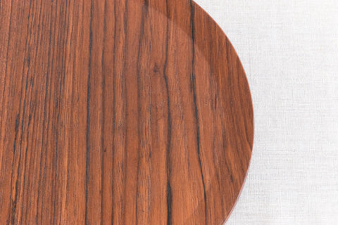Vintage Danish Wooden Plate by Le Creuset