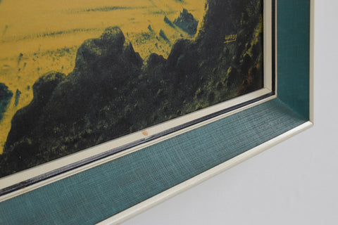 Vintage 1970s Original Space Print 'Stellar Radiance' by David Hardy