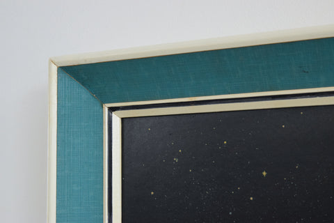 Vintage 1970s Original Space Print 'Stellar Radiance' by David Hardy
