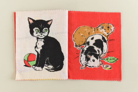 Vintage Dean's Baby Safe Fabric Rag Book Designed by Josephine Wilkinson