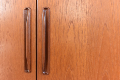 Vintage Double Teak Fresco Gentleman's Wardrobe by G Plan