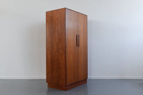 Vintage Double Teak Fresco Gentleman's Wardrobe by G Plan