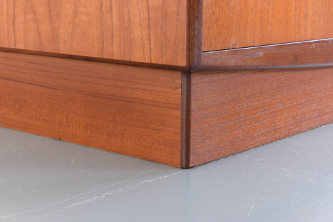 Vintage Double Teak Fresco Gentleman's Wardrobe by G Plan