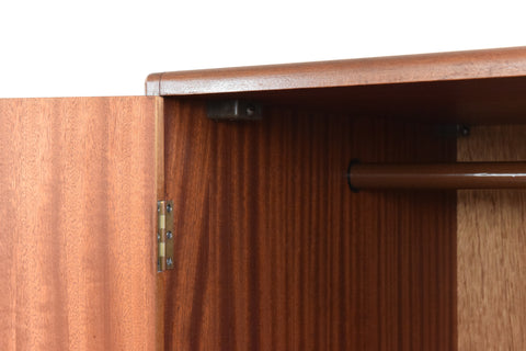 Vintage Double Teak Fresco Gentleman's Wardrobe by G Plan