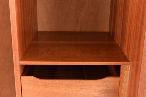Vintage Double Teak Fresco Gentleman's Wardrobe by G Plan
