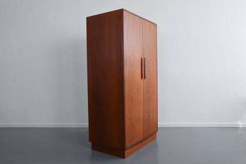 Vintage Double Teak Fresco Gentleman's Wardrobe by G Plan