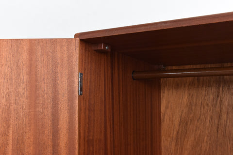 Vintage Double Teak Fresco Gentleman's Wardrobe by G Plan