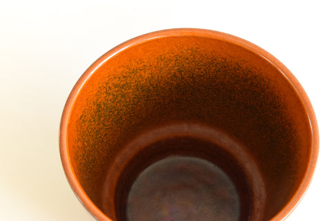 Vintage Brown Drip Glaze West German Plant Pot