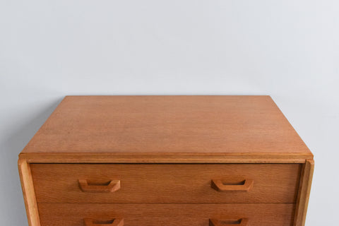 Vintage E Gomme G Plan B821 Brandon Oak Cupboard with Secretaire Drawer