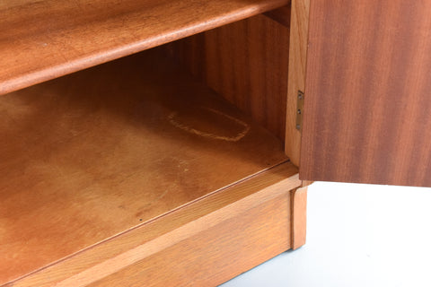 Vintage E Gomme G Plan B821 Brandon Oak Cupboard with Secretaire Drawer