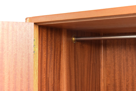 Vintage E Gomme G Plan Brandon Nut Brown Oak Wardrobe