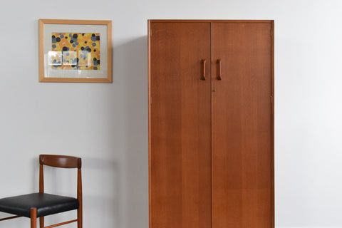 Vintage E Gomme G Plan Brandon Nut Brown Oak Wardrobe