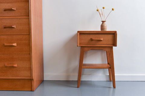 Vintage E Gomme G Plan Brandon Oak Bedside Table