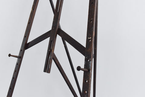 Vintage Early 20th Century Wooden Folding Easel by Hatherley