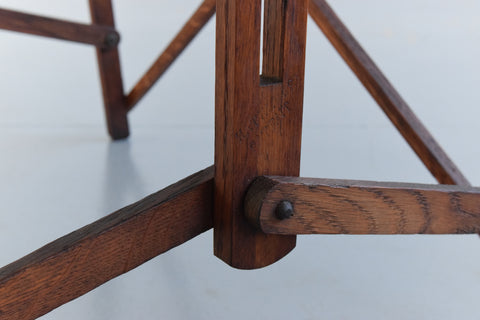 Vintage Early 20th Century Wooden Folding Metamorphic Artist's Table / Easel by Hatherley