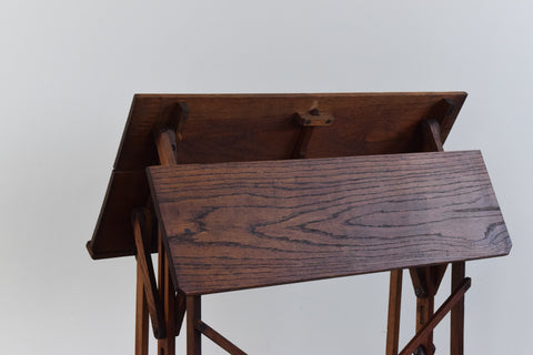 Vintage Early 20th Century Wooden Folding Metamorphic Artist's Table / Easel by Hatherley