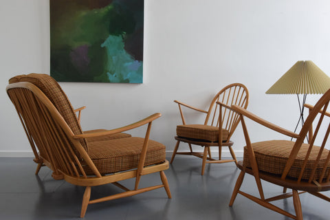 Ercol Settee and Arm Chair Set from Absolutely Nice Vintage