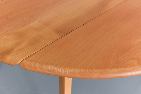 Vintage Ercol Oval Drop Leaf Dining Table Model 384 Lucian Ercolani