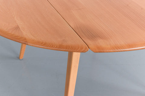 Vintage Ercol Oval Drop Leaf Dining Table Model 384 Lucian Ercolani
