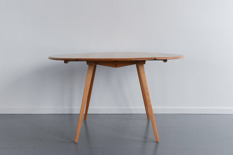 Vintage Ercol Oval Drop Leaf Dining Table Model 384 Lucian Ercolani