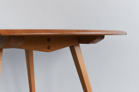 Vintage Ercol Oval Drop Leaf Dining Table Model 384 Lucian Ercolani