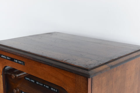 Vintage Ex-Museum Wooden and Glazed Specimen Storage Drawers / Cabinet